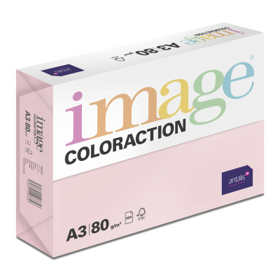 Antalis Papír Image Coloraction Tropic - pastelově růžová (OPI74) A3 (80g/500ks)