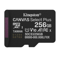 Kingston MicroSDXC karta 256GB Canvas Select Plus, U1, V10, A1