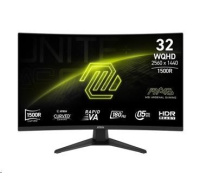 MSI LCD MAG 321CQF E18, 31.5", 2560x1440, Rapid VA, 0,5 ms, VESA 100x100, Black