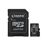 Kingston MicroSDXC karta 128GB microSDXC Industrial C10 A1 pSLC Card + SD Adapter