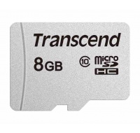 TRANSCEND MicroSDHC karta 8GB 300S, Class 10, bez adaptéru