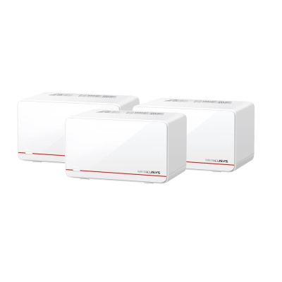 MERCUSYS Halo H37BE(3-pack) WiFi7 Mesh (BE6500,2,4GHz/5GHz,2x2,5GbELAN/WAN,1xGbELAN/WAN)