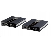 PREMIUMCORD HDMI extender s USB na 60m přes jeden kabel Cat5/6, bez zpoždění