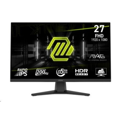 MSI LCD MAG 272F, 27", IPS, FHD, 200Hz, 0,5ms, Black