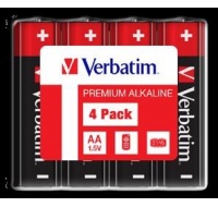 VERBATIM Alkalické baterie AA, 4 Pack - Shrink