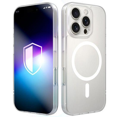 3mk ochranný kryt Misty MagCase White pro Apple iPhone 16 Pro