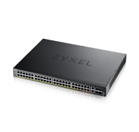 Zyxel XGS2220-54HP, L3 Access Switch, 600W PoE, 40xPoE+/10xPoE++, 48x1G RJ45 2x10mG RJ45, 4x10G SFP+ Uplink, incl. 1 yr