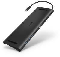 CONNECT IT dokovací stanice USB-C, 11v1 (2xHDMI), externí, šedá