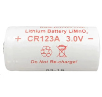 Hikvision DS-PDP-IN-CR123A, Lithiová baterie 1600 mAh; 3.0V