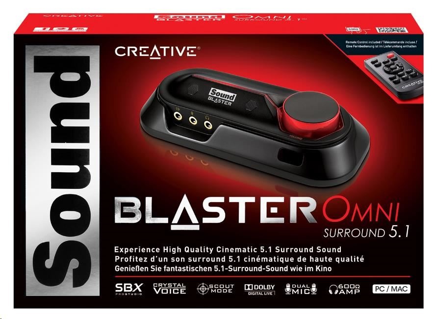 creative sound blaster omni surround 5.1 usb sound card