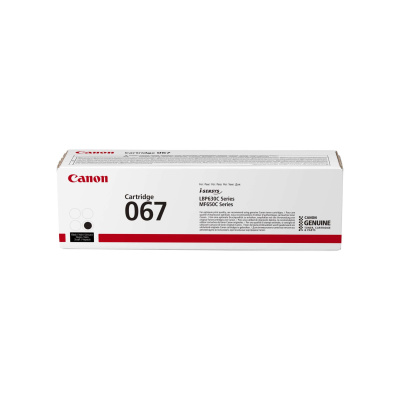 BAZAR - Canon TONER 067 černá pro i-SENSYS LBP631Cw, LBP633Cdwa, MF651Cw, MF655Cdw, MF657Cdw (1350 str.) - Poškozený oba