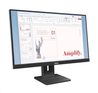 LENOVO LCD ThinkVision E27-40 - 27",IPS,16:9,1920x1080,178/178,4/6ms,300cd/m2,1500:1,HDMI,DP,VGA,VESA,PIVOT,3Y