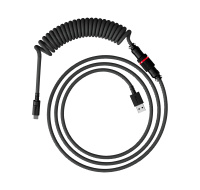 HyperX USB-C Coiled Cable Gray-Black - Příslušenství ke klávesnici