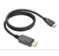 C-TECH kabel DisplayPort/HDMI, 1m, černý