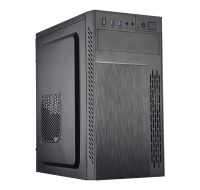 EUROCASE skříň ML M6-505B, Midi Tower, 1xUSB-C, 2x USB 3.0, 2x audio, bez zdroje