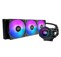 Cooler Master vodní chladič MasterLiquid Core Nex Digital 360 Black ARGB, 3x 120mm, ARGB, LGA1851, AM5, Černá