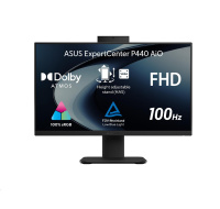 ASUS PC AiO ExpertCenter P44 (P440VAK-BPC1640), i3-1315U, 23.8" FHD, 8GB, 512GB SSD, Intel, bez OS, Black