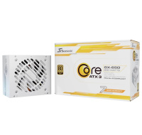 SEASONIC zdroj Core GX 650W White, 120mm, Plně modulární, 80+ Gold, ATX 3.1