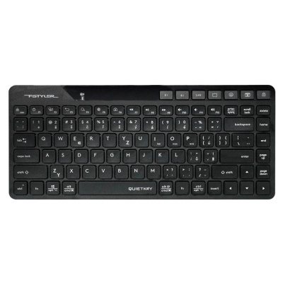 A4tech FStyler FBK26C AS, bezdrátová Dual mode Bluetooth+2,4G klávesnice, CZ, černá
