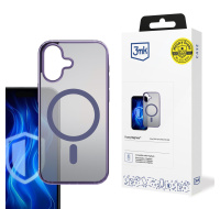 3mk ochranný kryt Frosty MagCase Purple pro Apple iPhone 16