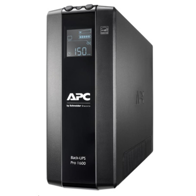 APC -BAZAR- Back UPS Pro BR 1600VA, 8 Outlets, AVR, LCD Interface (960W) - ROZBALEN - BAZAR