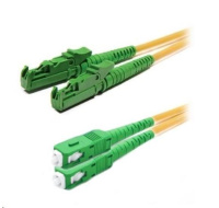 Duplexní patch kabel SM 9/125, OS2, E2000(APC)-SC(APC), LS0H, 2m