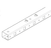 TRITON Zesilující prvek vertikálních lišt pro rozvaděče RTA 47U, zvyšuje nostnost až na 1500kg