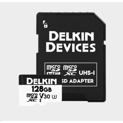 Delkin microSDXC Trail Cam Hyperspeed R100/W75 (V30) 128GB