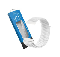 RhinoTech univerzální nylonový řemínek Quick Release 22mm bílý