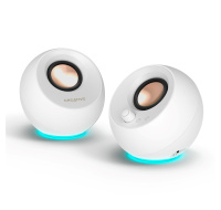 Creative repro Pebble Pro - mobilní reproduktor - bílý