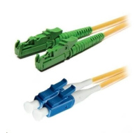 Duplexní patch kabel SM 9/125, OS2, E2000(APC)-LC(PC), LS0H, 5m