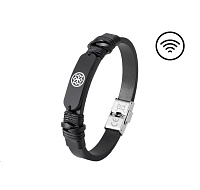 CARNEO PAY Fashion bracelet Iron spirit black
