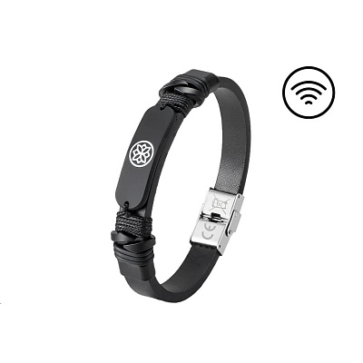 CARNEO PAY Fashion bracelet Iron spirit black