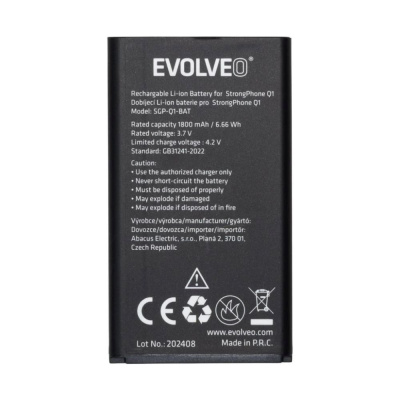 EVOLVEO originální baterie 1800 mAh pro StrongPhone Q1