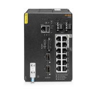 Aruba 4100i 12-port 1GbE (8-port Class 4 POE and 4-port Class 6 POE) 2-port SFP+ DIN Mount Switch JL817A RENEW