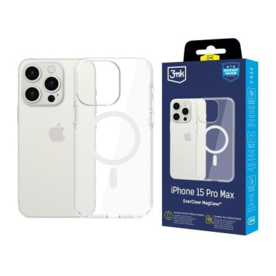 3mk ochranný kryt EverClear Magcase pro Apple iPhone 15 Pro Max
