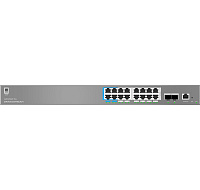 Grandstream GWN7802P Pro Layer 2++ Managed Network switch, 16x Gb RJ45 PoE