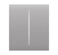 Ajax CenterButton (2-gang) - Středové dvou tlačítko, mlhová