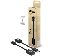 Club3D Adaptér pasivní DisplayPort 1.1 na HDMI 1.3 (M/F), 24cm
