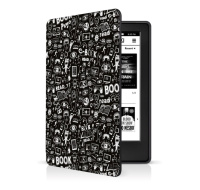 CONNECT IT Pouzdro pro Amazon Kindle Paperwhite 2024, doodle černá
